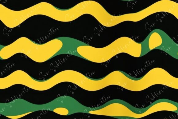 Abstract Wave Patterns in Bold Seamless: A Modern Design Element for Vibrant Visual Projects