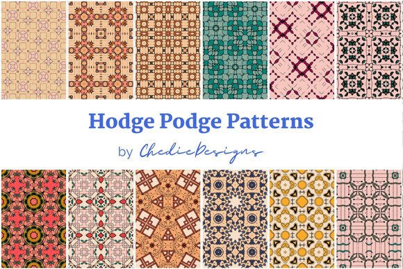 Hodge Podge Surface Patterns: A Creative Asset for Modern Designers and Entrepreneurs