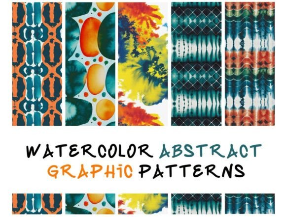 Watercolor Abstract Patterns: A Creative Tool for Designers