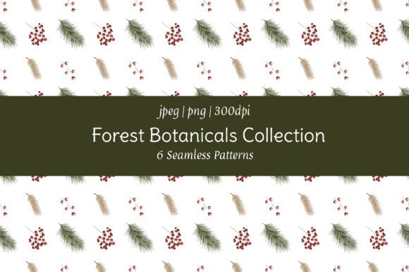 Winter Botanicals â Seamless Patterns for Creative Projects