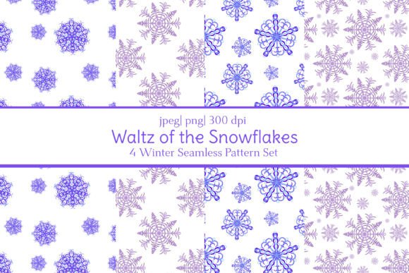 Winter Snowflake Patterns Set: A Designer’s Essential for Festive Creations